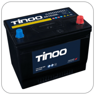 باتری 60 آمپر پایه بلند قطب راست تینو